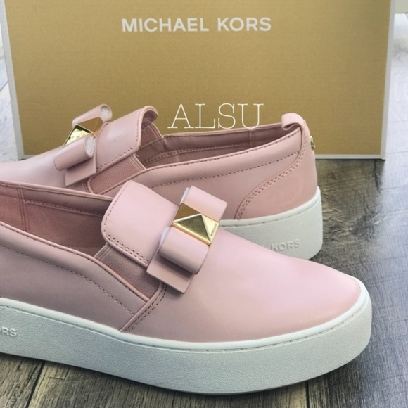 NWT Michael Kors Aliza Slip On Leather Blossom W - Picture 2 of 7